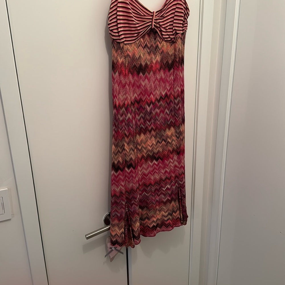 Missoni Zig Zag dress - pink, red, brown tones - Picture 2 of 7